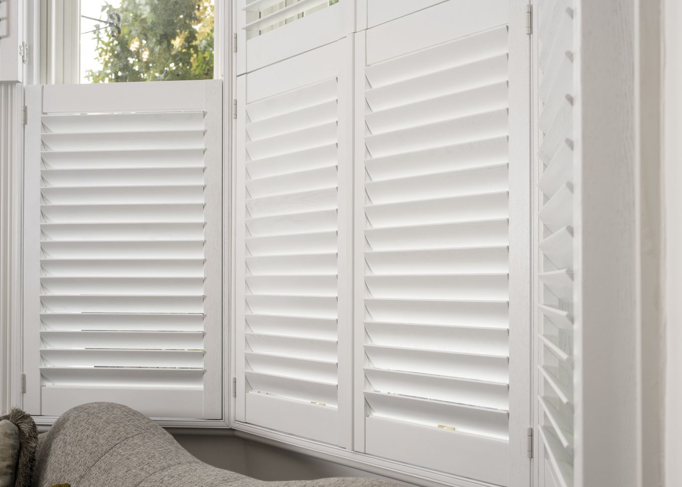 Graino Paulownia Shutters installation